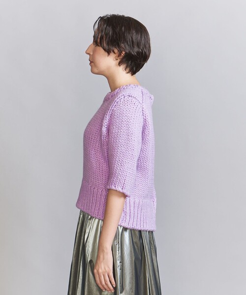 BEAUTY&YOUTH UNITED ARROWS(ビューティーアンドユースユナイテッドアローズ)の「バルキーニット プルオーバー(ニット/セーター・レディース・ライラック/グレー・FREE)」の11枚目の写真