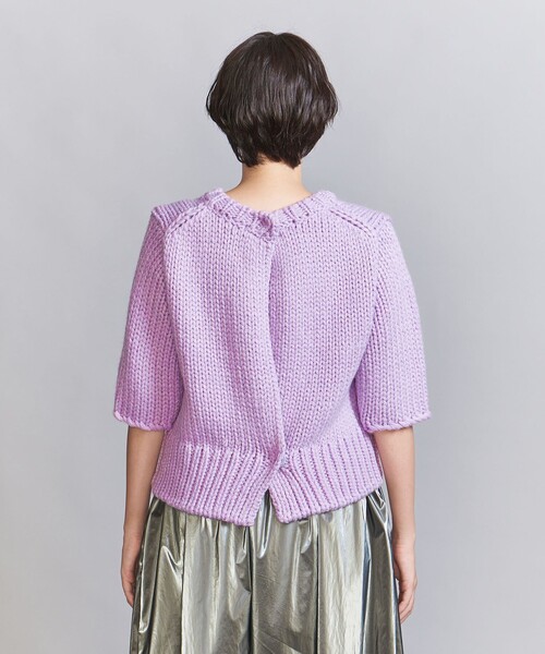 BEAUTY&YOUTH UNITED ARROWS(ビューティーアンドユースユナイテッドアローズ)の「バルキーニット プルオーバー(ニット/セーター・レディース・ライラック/グレー・FREE)」の12枚目の写真