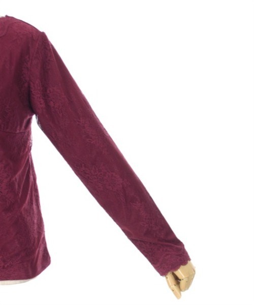 axes femme（アクシーズファム）の「３ＷＡＹ総レースインナー（Tシャツ/カットソー・レディース・ブラック/キナリ/ワイン・FREE）」の13枚目の写真