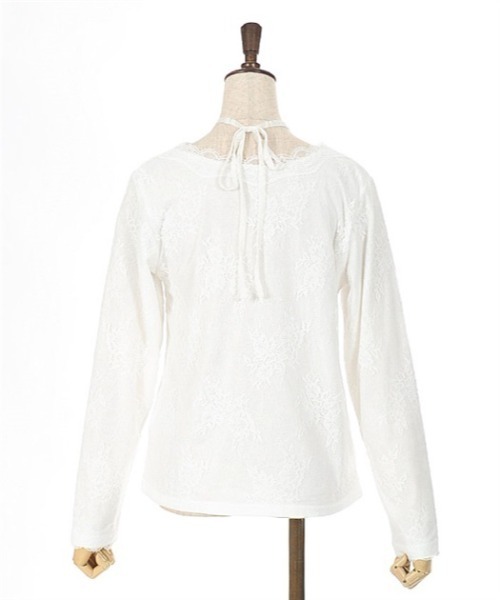 axes femme（アクシーズファム）の「３ＷＡＹ総レースインナー（Tシャツ/カットソー・レディース・ブラック/キナリ/ワイン・FREE）」の16枚目の写真