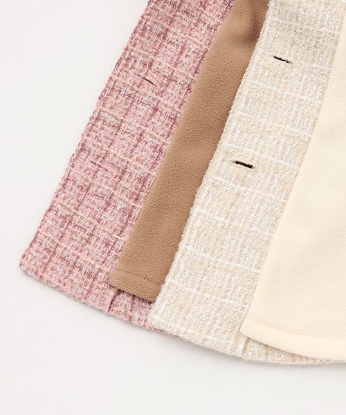 sense of wonder（センスオブワンダー）の「ティペットつきロービングコート（ダウンジャケット/コート・キッズ・ピンク/キナリ・90cm/80ｃｍ/130cm/120cm/110cm/100cm）」の11枚目の写真