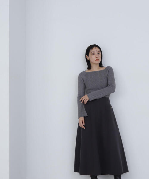 ◇アウトポケットフレアスカート（スカート）｜NATURAL BEAUTY BASIC（ナチュラルビューティーベーシック）