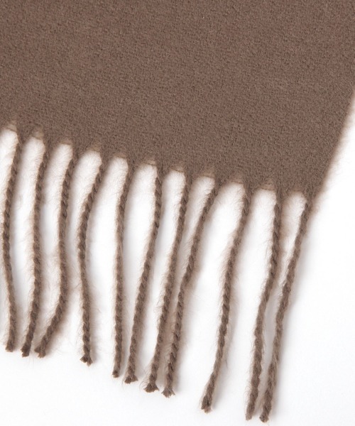 GLOBAL WORK（グローバルワーク）の「静電軽減無地ストール/132232（マフラー・レディース・イエロー/オレンジ/ベージュ/モカ/アイボリー/ブラック/ブルー・ONE SIZE）」の12枚目の写真