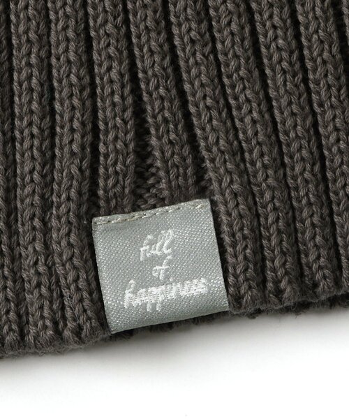 apres les cours（アプレレクール）の「リブニットスヌード（ネックウォーマー/スヌード・キッズ・チャコール/アイボリー・FREE）」の8枚目の写真