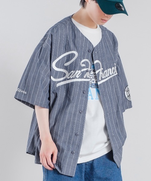 improves(インプローブス)の「【suggestion】半袖シャツ(シャツ/ブラウス・メンズ・ネイビー・MEDIUM)」の1枚目の写真