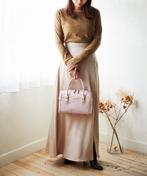 Samantha Thavasa | ST Jacquard シルエット ボストンバッグ(ボストンバッグ)