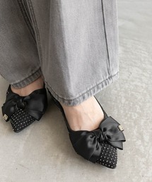 メッシュ」に該当するパンプス（ポインテッドトゥ）ファッション