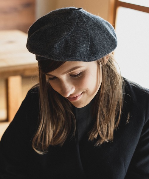 セール】【matti totti】カシミヤ100% ベレー帽 帽子 レディース