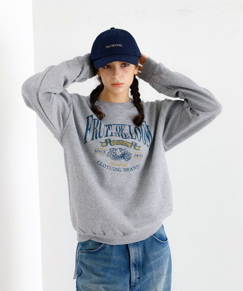 FRUIT OF THE LOOM（フルーツオブザルーム）の「【FRUIT OF THE LOOM】ロゴキャップ / 刺繍 / FTL LOGO CAP【WEB限定】（キャップ・レディース・ワイン/グリーン/ネイビー・フリー）」の7枚目の写真