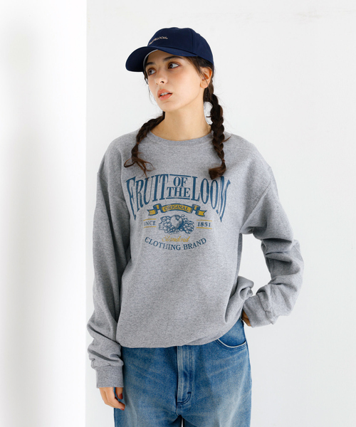 FRUIT OF THE LOOM（フルーツオブザルーム）の「【FRUIT OF THE LOOM】ロゴキャップ / 刺繍 / FTL LOGO CAP【WEB限定】（キャップ・レディース・ワイン/グリーン/ネイビー・フリー）」の8枚目の写真