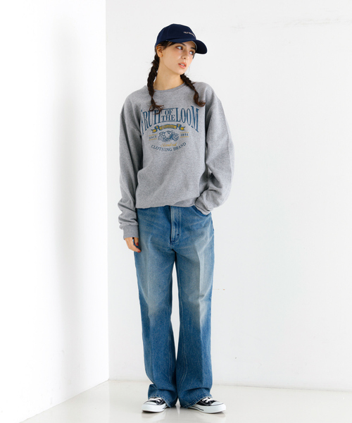 FRUIT OF THE LOOM（フルーツオブザルーム）の「【FRUIT OF THE LOOM】ロゴキャップ / 刺繍 / FTL LOGO CAP【WEB限定】（キャップ・レディース・ワイン/グリーン/ネイビー・フリー）」の9枚目の写真