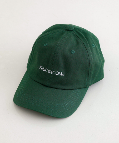 FRUIT OF THE LOOM（フルーツオブザルーム）の「【FRUIT OF THE LOOM】ロゴキャップ / 刺繍 / FTL LOGO CAP【WEB限定】（キャップ・レディース・ワイン/グリーン/ネイビー・フリー）」の11枚目の写真