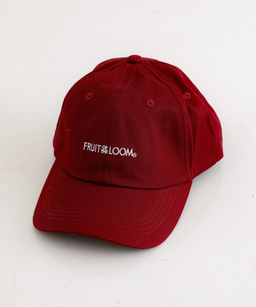 FRUIT OF THE LOOM（フルーツオブザルーム）の「【FRUIT OF THE LOOM】ロゴキャップ / 刺繍 / FTL LOGO CAP【WEB限定】（キャップ・レディース・ワイン/グリーン/ネイビー・フリー）」の13枚目の写真