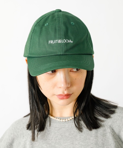 FRUIT OF THE LOOM 刺繍ロゴキャップ FRUIT OF THE LOOM キャップ 帽子 「FRUIT LOOM」ロゴキャップ