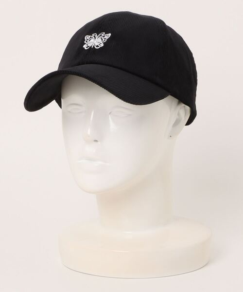 ANNA SUI（アナスイ）の「バタフライロゴ コーデュロイ刺繍キャップ【限定アイテム】（キャップ・レディース・ブラック/オフホワイト・FREE）」の9枚目の写真