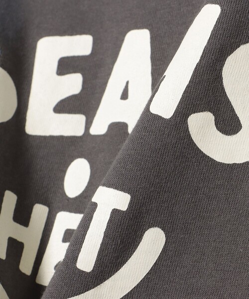 BEAMS HEART(ビームスハート)の「スマイルロゴ Tシャツ(M~L)(Tシャツ/カットソー・レディース・サックスブルー/ピンク/ネイビー/オフホワイト/オレンジ/チャコールグレー・LARGE/MEDIUM)」の14枚目の写真