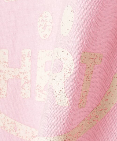 BEAMS HEART(ビームスハート)の「スマイルロゴ Tシャツ(M~L)(Tシャツ/カットソー・レディース・サックスブルー/ピンク/ネイビー/オフホワイト/オレンジ/チャコールグレー・LARGE/MEDIUM)」の17枚目の写真