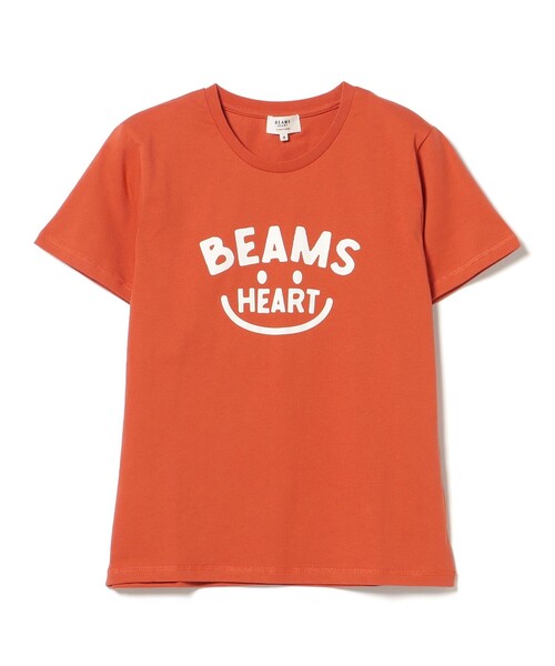 BEAMS HEART(ビームスハート)の「スマイルロゴ Tシャツ(M~L)(Tシャツ/カットソー・レディース・サックスブルー/ピンク/ネイビー/オフホワイト/オレンジ/チャコールグレー・LARGE/MEDIUM)」の18枚目の写真