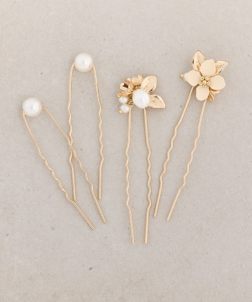 セール】コーティングフラワーUピンセット（ヘアピン）｜Heartdance