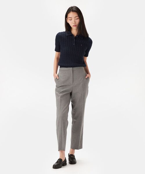 TOMMY HILFIGER(トミーヒルフィガー)の「フランネルスリムストレートパンツ(チノパンツ・レディース・グレー・36inch/34inch/32inch)」の11枚目の写真
