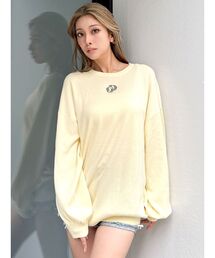 GYDA | GDロゴLOOSEモチーフニットトップス(ニット/セーター)