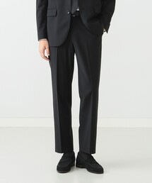 SMART MERINO(R) ウールミックス ノープリーツ スラックス (セットアップ対応／レギュラーフィット)
