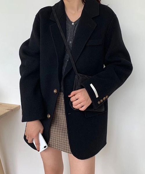 【セール】テーラードジャケットハーフコート（テーラードジャケット）｜Bifrost（ビフレスト）
