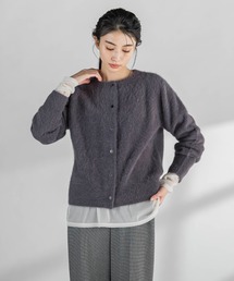 フォックスカシミヤ混ニット≪手洗い可能≫