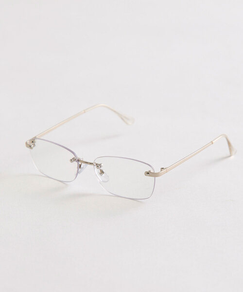 OLIVE des OLIVE(オリーブデオリーブ)の「フレームレス眼鏡(メガネ・レディース・シルバー・FREE)」の1枚目の写真