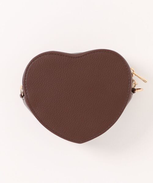 Disney(ディズニー)の「ディズニープレーン・クレイジー/ハートプリントポーチ(ポーチ・レディース・ブラック/ブラウン・FREE)」の3枚目の写真