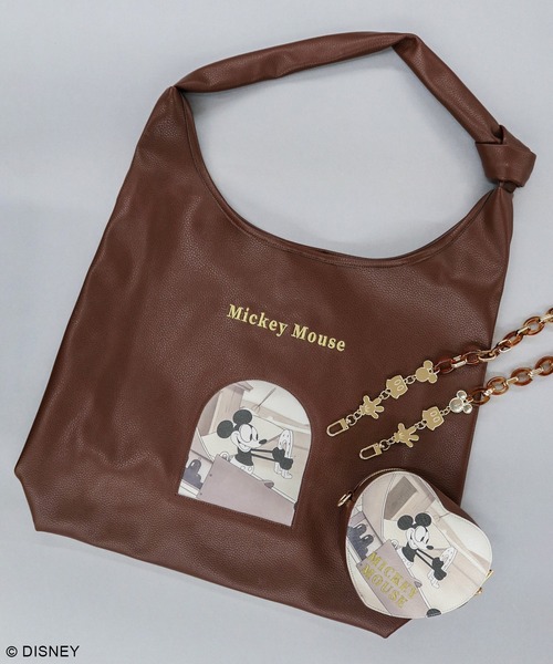 Disney(ディズニー)の「ディズニープレーン・クレイジー/ハートプリントポーチ(ポーチ・レディース・ブラック/ブラウン・FREE)」の16枚目の写真