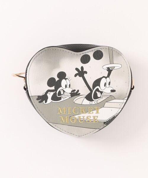 Disney(ディズニー)の「ディズニープレーン・クレイジー/ハートプリントポーチ(ポーチ・レディース・ブラック/ブラウン・FREE)」の4枚目の写真