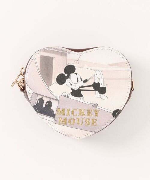 Disney(ディズニー)の「ディズニープレーン・クレイジー/ハートプリントポーチ(ポーチ・レディース・ブラック/ブラウン・FREE)」の5枚目の写真