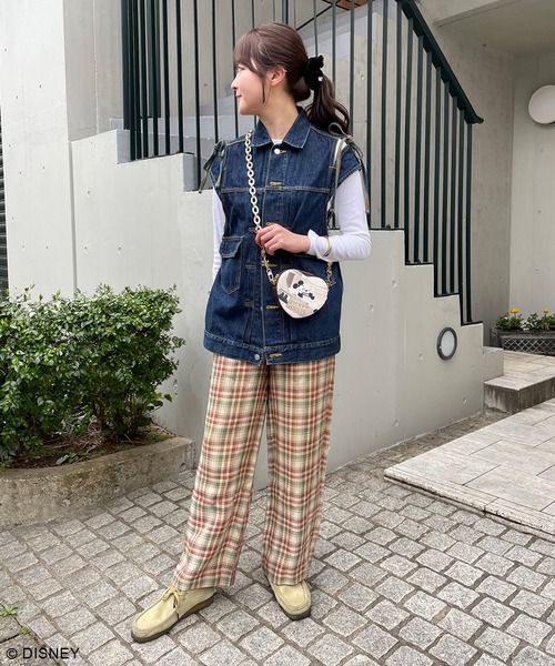 Disney(ディズニー)の「ディズニープレーン・クレイジー/ハートプリントポーチ(ポーチ・レディース・ブラック/ブラウン・FREE)」の22枚目の写真