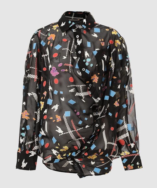 ANREALAGE（アンリアレイジ）の「WIND BLOW MULTI BALL SHIRTS（シャツ/ブラウス・メンズ・ブラック/ホワイト・46/38/48）」の2枚目の写真