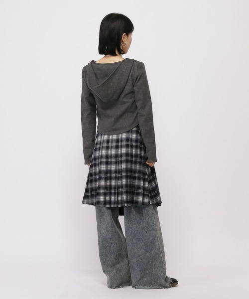 3.3 Field Trip （3.3フィールドトリップ）の「3.3 Field Trip／ピグメントフードジップ（パーカー・レディース・グレー/チャコール・FREE）」の10枚目の写真