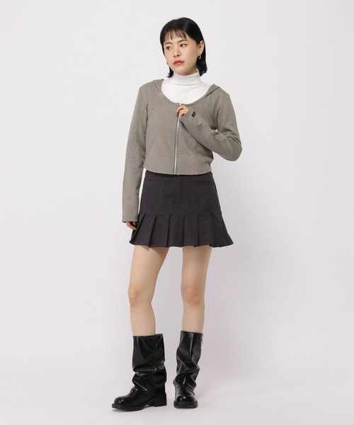 3.3 Field Trip （3.3フィールドトリップ）の「3.3 Field Trip／ピグメントフードジップ（パーカー・レディース・グレー/チャコール・FREE）」の3枚目の写真