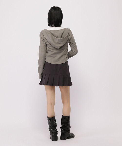 3.3 Field Trip （3.3フィールドトリップ）の「3.3 Field Trip／ピグメントフードジップ（パーカー・レディース・グレー/チャコール・FREE）」の5枚目の写真