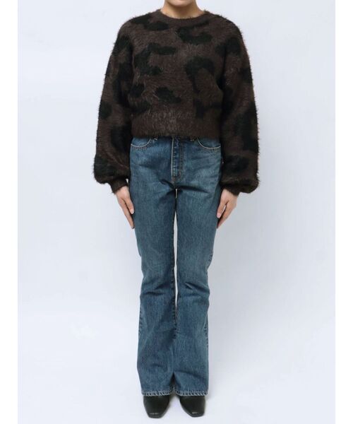 EMODA(エモダ)の「レオパードシャギールーズニット(ニット/セーター・レディース・ブラック/グレー/ブラウン・FREE)」の19枚目の写真