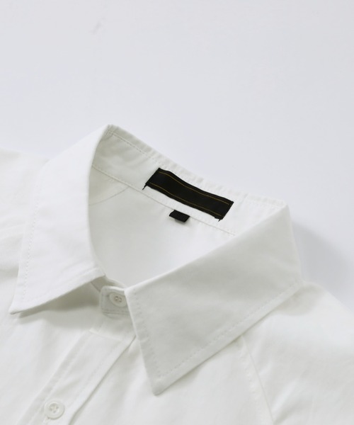 TOBEE(トゥビー)の「【TOBEE】 ベーシック長袖シャツ ルーズシルエットCPOシャツ(シャツ/ブラウス・メンズ・ホワイト/グリーン/グレー/ブラック・X-LARGE/LARGE/MEDIUM)」の7枚目の写真