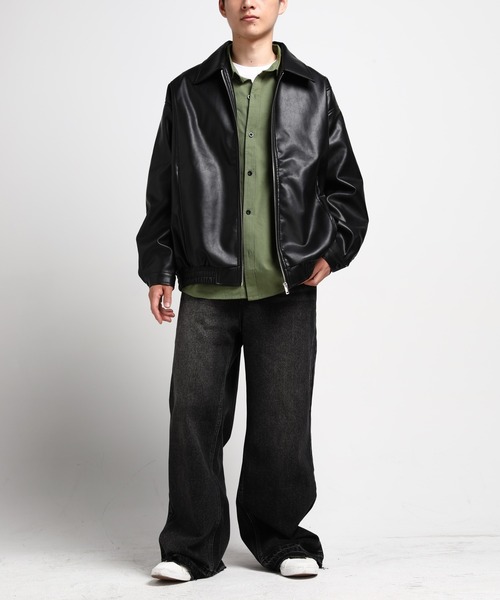 TOBEE(トゥビー)の「【TOBEE】 ベーシック長袖シャツ ルーズシルエットCPOシャツ(シャツ/ブラウス・メンズ・ホワイト/グリーン/グレー/ブラック・X-LARGE/LARGE/MEDIUM)」の18枚目の写真