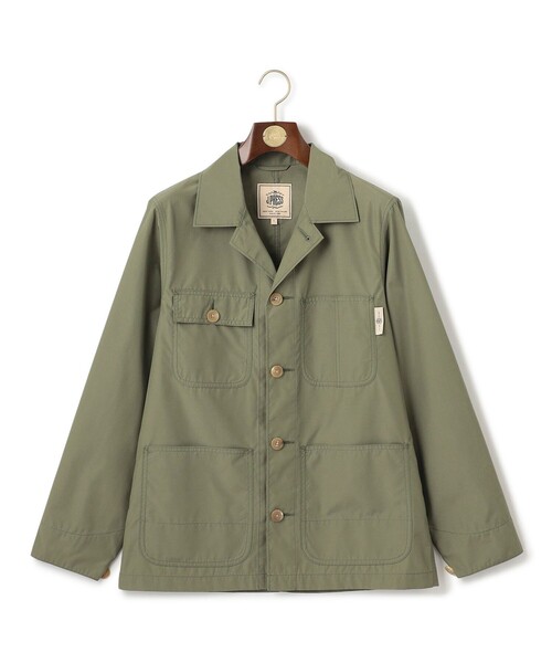 J.PRESS(ジェイプレス)の「グリストーンタフタ カバーオールジャケット(カバーオール・メンズ・カーキ系/ベージュ系・X-LARGE/LARGE/MEDIUM)」の6枚目の写真