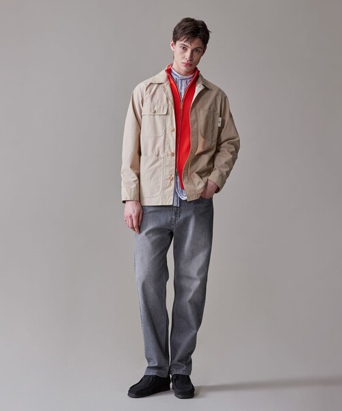 J.PRESS(ジェイプレス)の「グリストーンタフタ カバーオールジャケット(カバーオール・メンズ・カーキ系/ベージュ系・X-LARGE/LARGE/MEDIUM)」の10枚目の写真