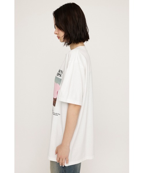 SLY（スライ）の「【WEB限定再入荷】PUFFER LOGO T/SH パッファ― ロゴ Tシャツ（Tシャツ/カットソー・レディース・ホワイト/ブラック・FREE）」の12枚目の写真
