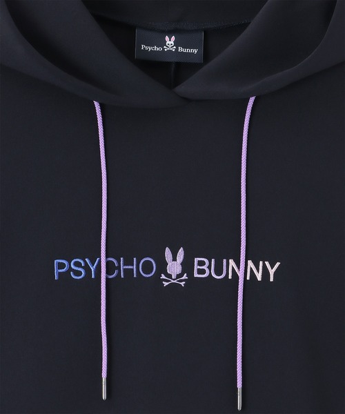 Psycho Bunny（サイコバニー）の「[WOMEN]アクアスーティング サイドジップパーカ（パーカー・レディース・ライトグリーン/ネイビー・FREE）」の4枚目の写真