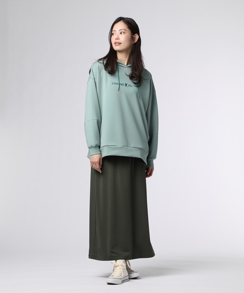 Psycho Bunny（サイコバニー）の「[WOMEN]アクアスーティング サイドジップパーカ（パーカー・レディース・ライトグリーン/ネイビー・FREE）」の8枚目の写真