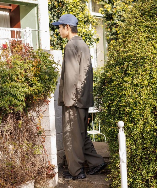 niko and...（ニコアンド）の「TRワイドトラウザー（その他パンツ・メンズ・ネイビー/ベージュ・LARGE/MEDIUM）」の7枚目の写真