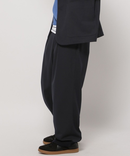 niko and...（ニコアンド）の「TRワイドトラウザー（その他パンツ・メンズ・ネイビー/ベージュ・LARGE/MEDIUM）」の22枚目の写真