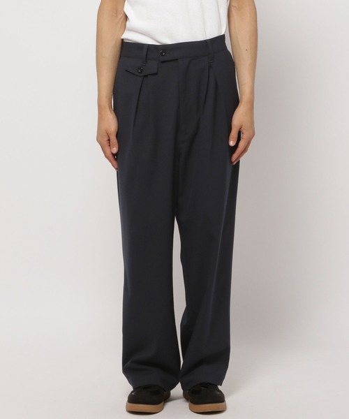 niko and...（ニコアンド）の「TRワイドトラウザー（その他パンツ・メンズ・ネイビー/ベージュ・LARGE/MEDIUM）」の21枚目の写真