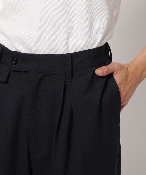 niko and...（ニコアンド）の「TRワイドトラウザー（その他パンツ・メンズ・ネイビー/ベージュ・LARGE/MEDIUM）」の17枚目の写真